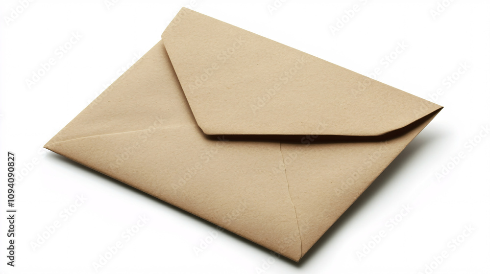 brown paper envelope mockup on white background brown paper envelope mockup on white background