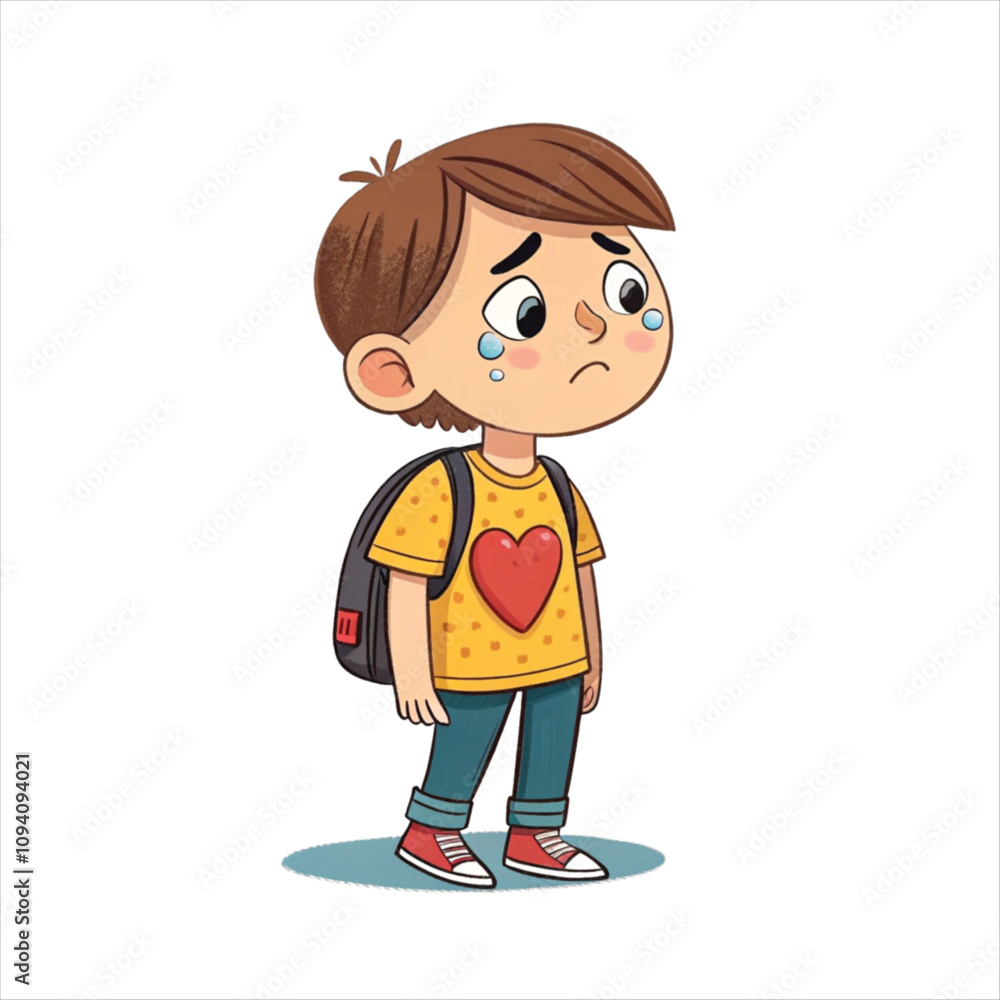 sad-boy-with-heart-tshirt-and-bag-clipart-illustration sad-boy-with-heart-tshirt-and-bag-clipart-illustration