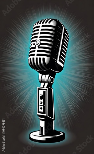 retro microphone photo