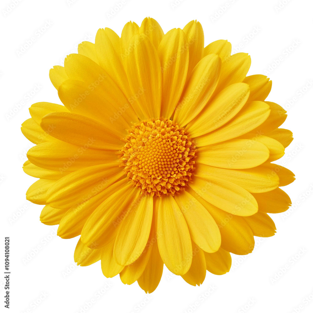 yellow daisy flower isolated on white background yellow daisy flower isolated on white background