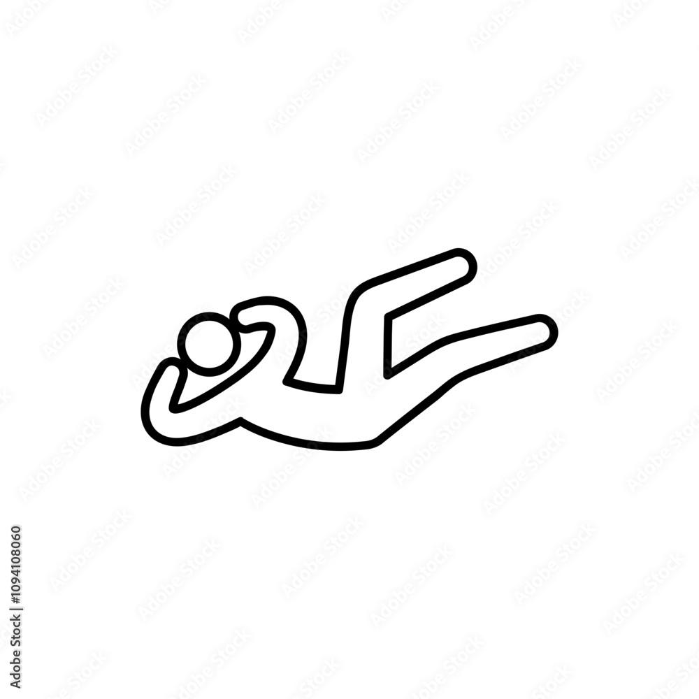 Obraz premium Bicycle crunches