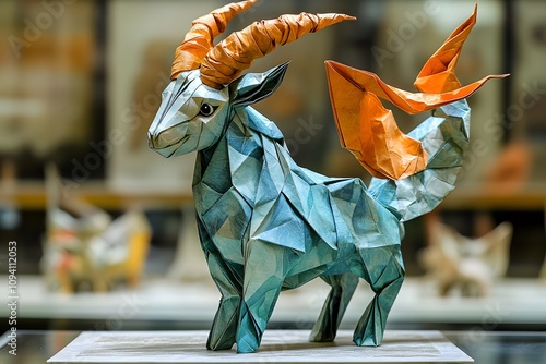 Intricate goat origami that requires a lot of effort can turn ordinary paper into beautiful artwork that can be displayed on a stand in a gallery. (Capricorn for those born between Dec 22 – Jan 19)