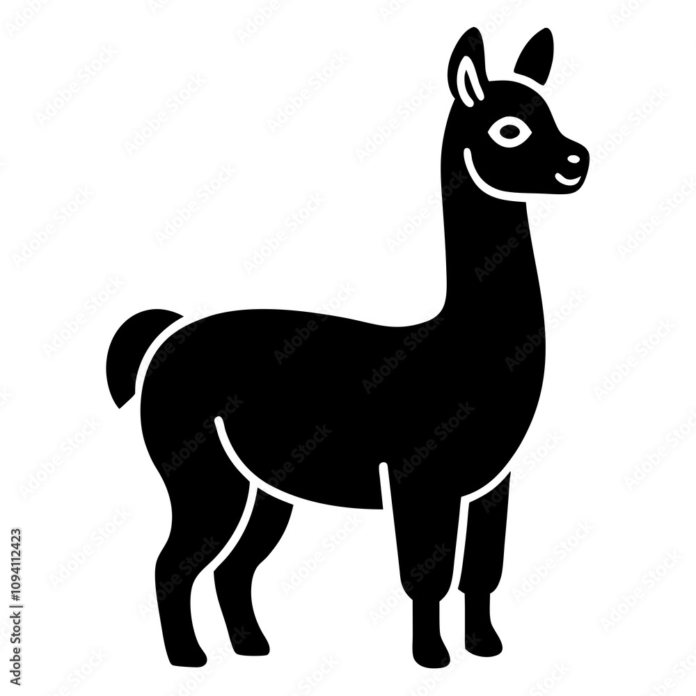 illustration of a llama illustration of a llama