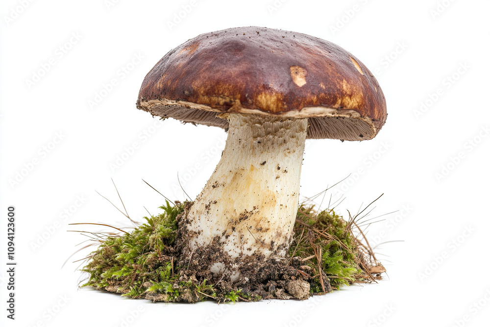 Cep mushroom on white background Cep mushroom on white background