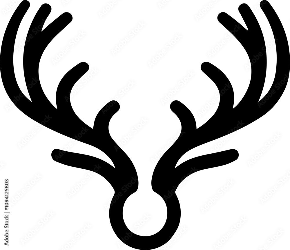 Obraz premium 사슴뿔 