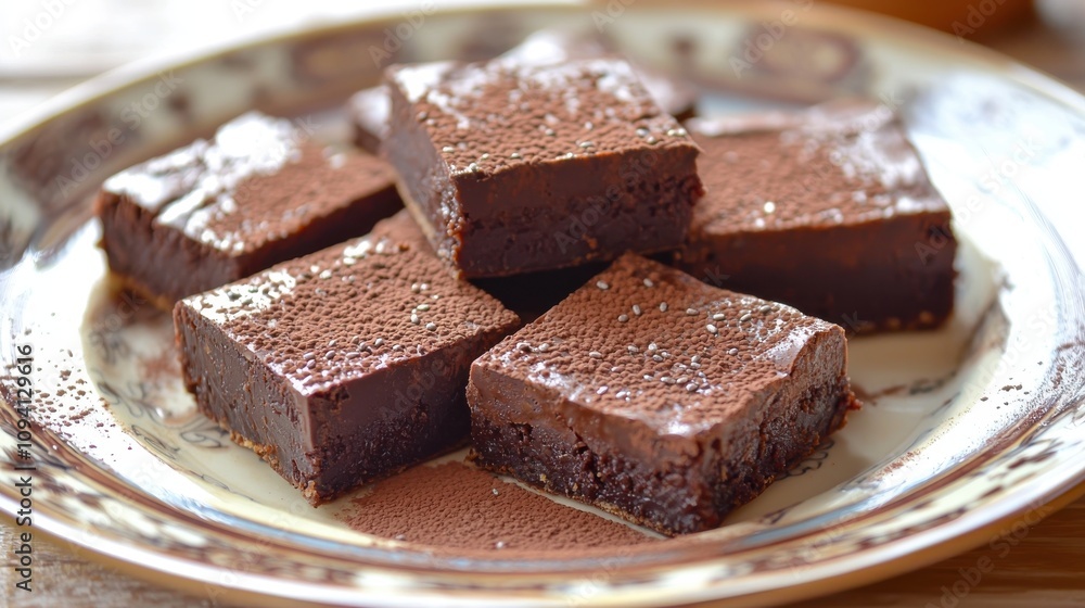 Chia and Flax Seed Infused Brownies Chia and Flax Seed Infused Brownies