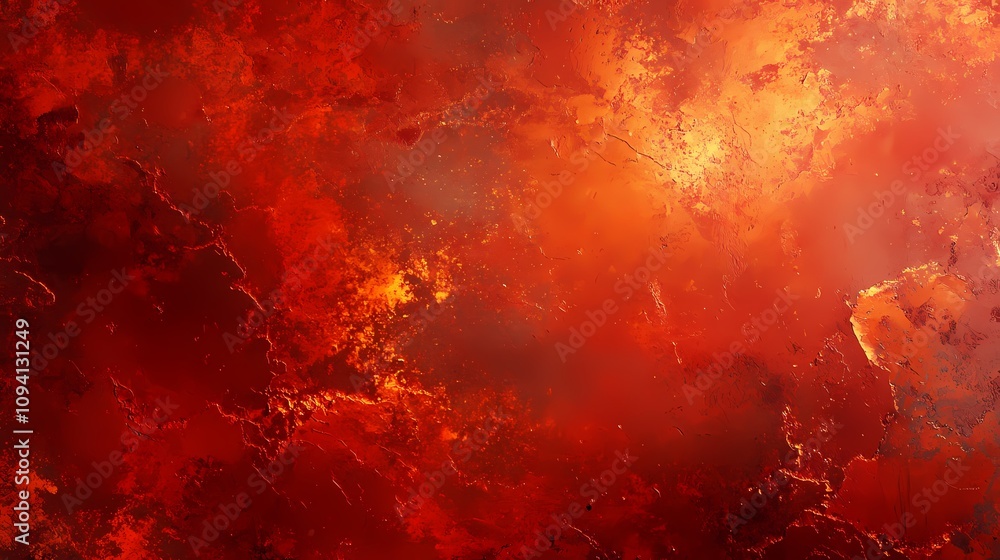 Fototapeta premium digital technology red copper texture poster background