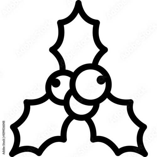 decoration, mistletoe, nature, ornament Icon