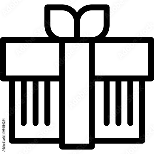 Gift, holiday, present, christmas Icon