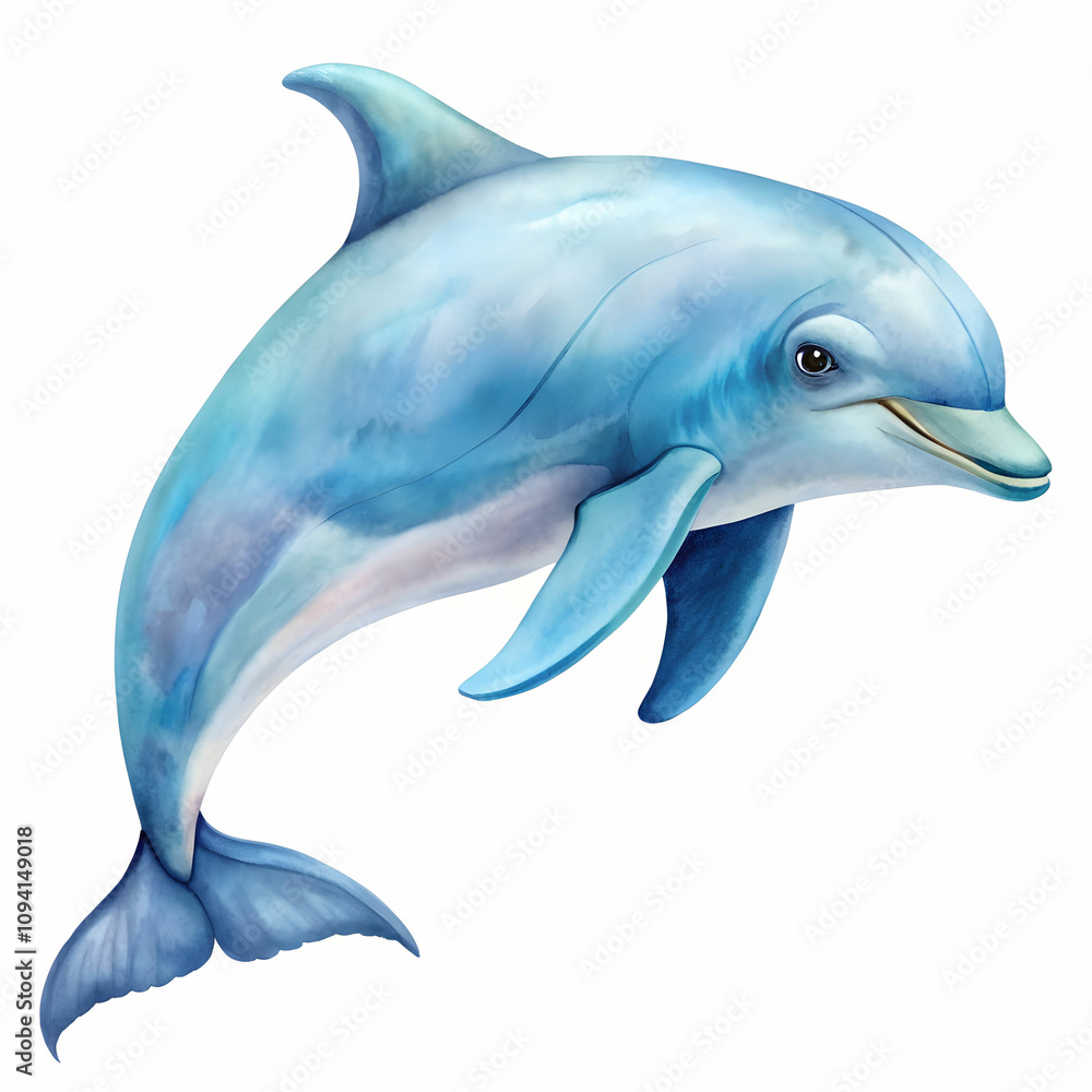 a dolphin on white background a dolphin on white background