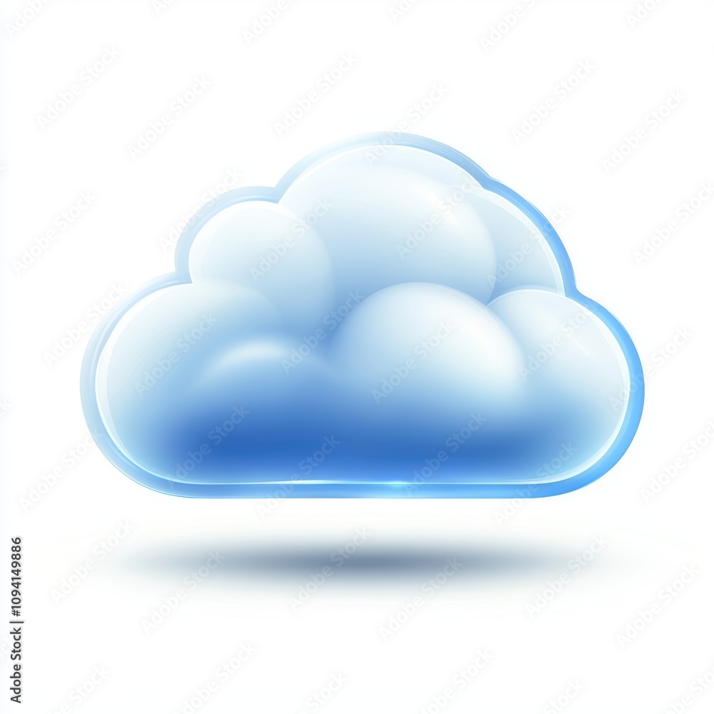 A soft, fluffy cloud illustration with a light blue tint, featuring a smooth, rounded shape and a subtle shadow underneath. A soft, fluffy cloud illustration with a light blue tint, featuring a smooth, rounded shape and a subtle shadow underneath.
