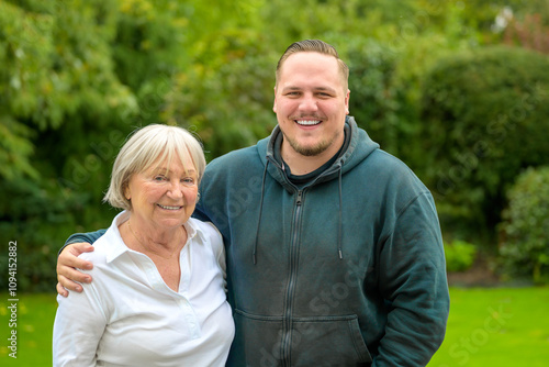 Joyful Outdoor Portrait of Family Bond