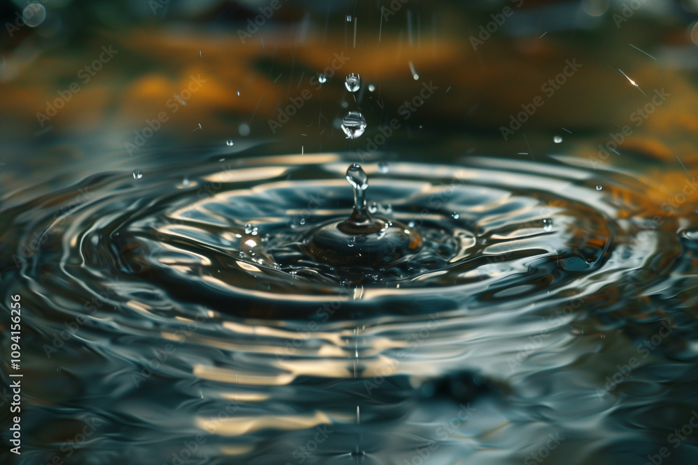 Water Ripple with Natural and Fire Light Reflections Water Ripple with Natural and Fire Light Reflections