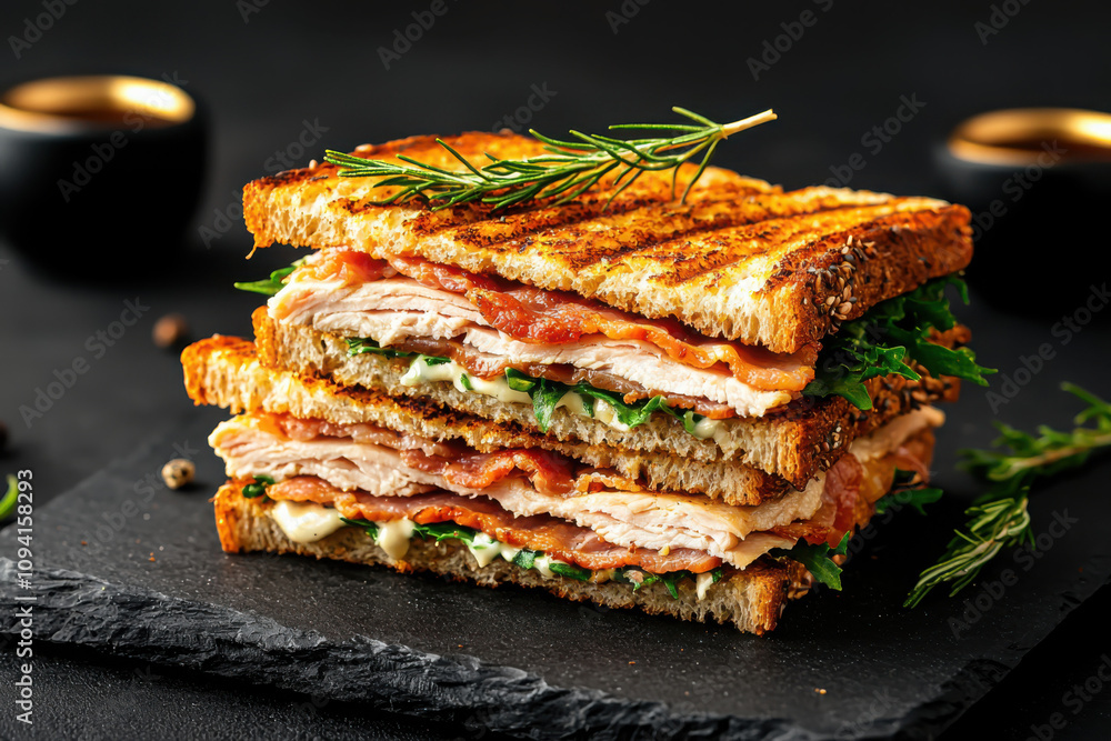 Crafting the perfect turkey club sandwich smoked turkey layers gourmet ingredients culinary delights kitchen mastery food photography inspiration Crafting the perfect turkey club sandwich smoked turkey layers gourmet ingredients culinary delights kitchen mastery food photography inspiration