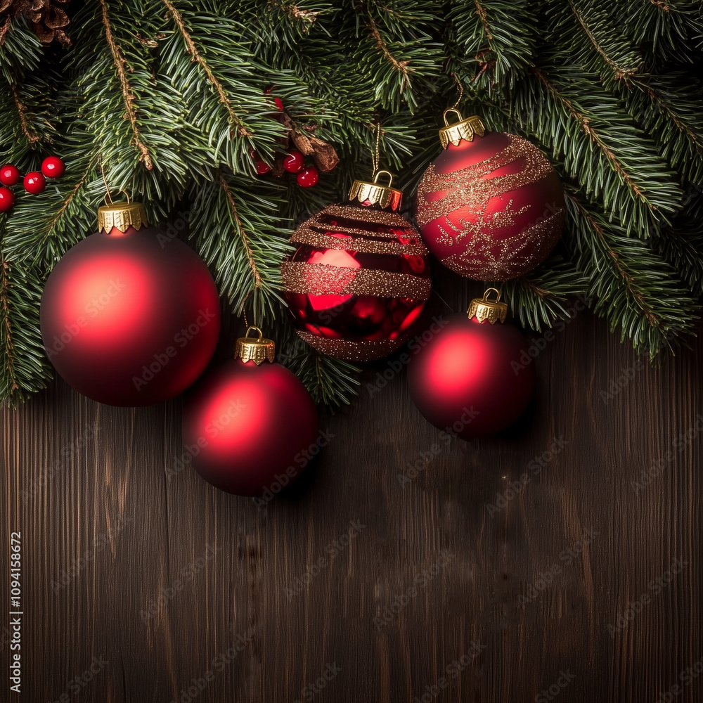 Fototapeta premium Background for a Christmas card.