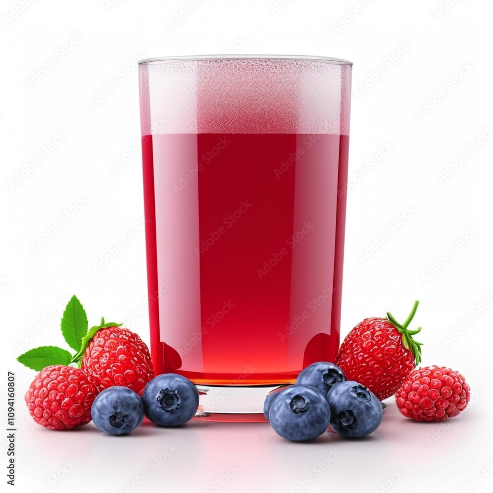 Berry Tea Beverage - Fresh Berries, Healthy Enjoyment Berry Tea Beverage - Fresh Berries, Healthy Enjoyment