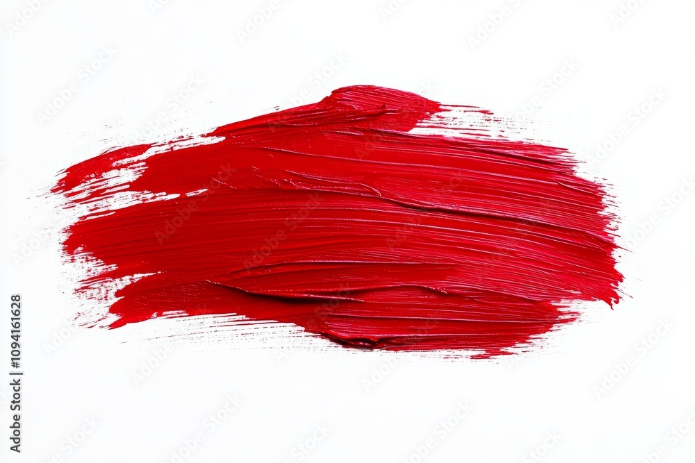 Red Brushstroke Abstract Art Textured Stain Expressionism Minimalism Red Brushstroke Abstract Art Textured Stain Expressionism Minimalism