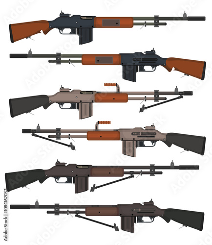 WW1 Heavy American Machine Gun Models