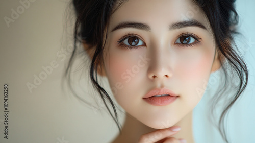 Beautiful Korean girl portrait