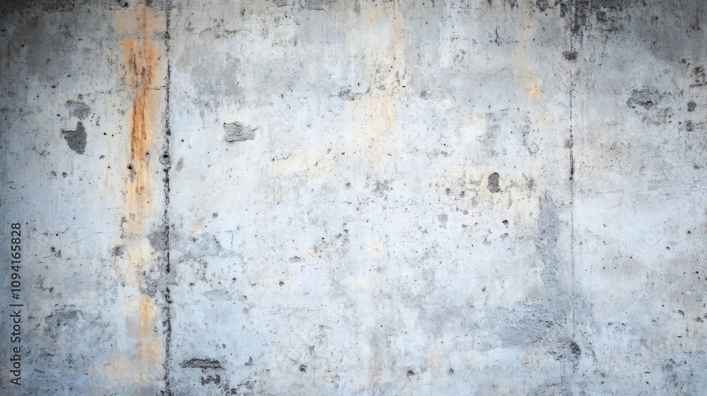 This textured concrete wall displays a blend of rough surfaces, stains, and weathering effects, showcasing an urban aesthetic This textured concrete wall displays a blend of rough surfaces, stains, and weathering effects, showcasing an urban aesthetic