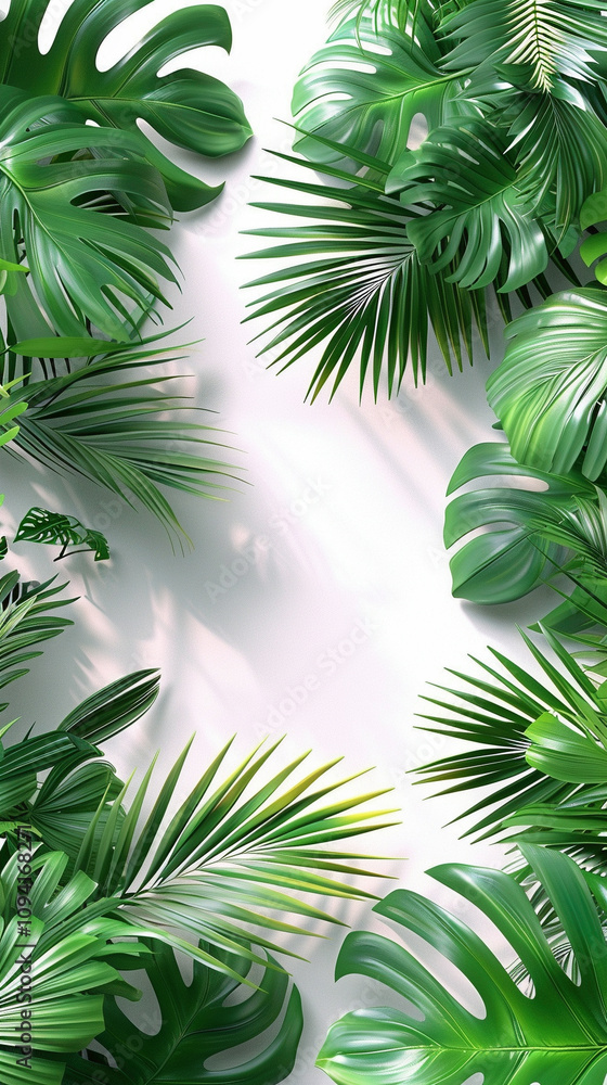 leaves in white background leaves in white background