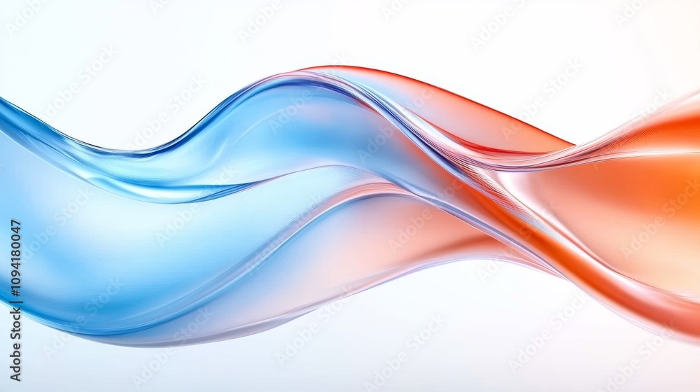 Abstract Colorful Gradient Fluid Wave Background with Glassy Texture Abstract Colorful Gradient Fluid Wave Background with Glassy Texture