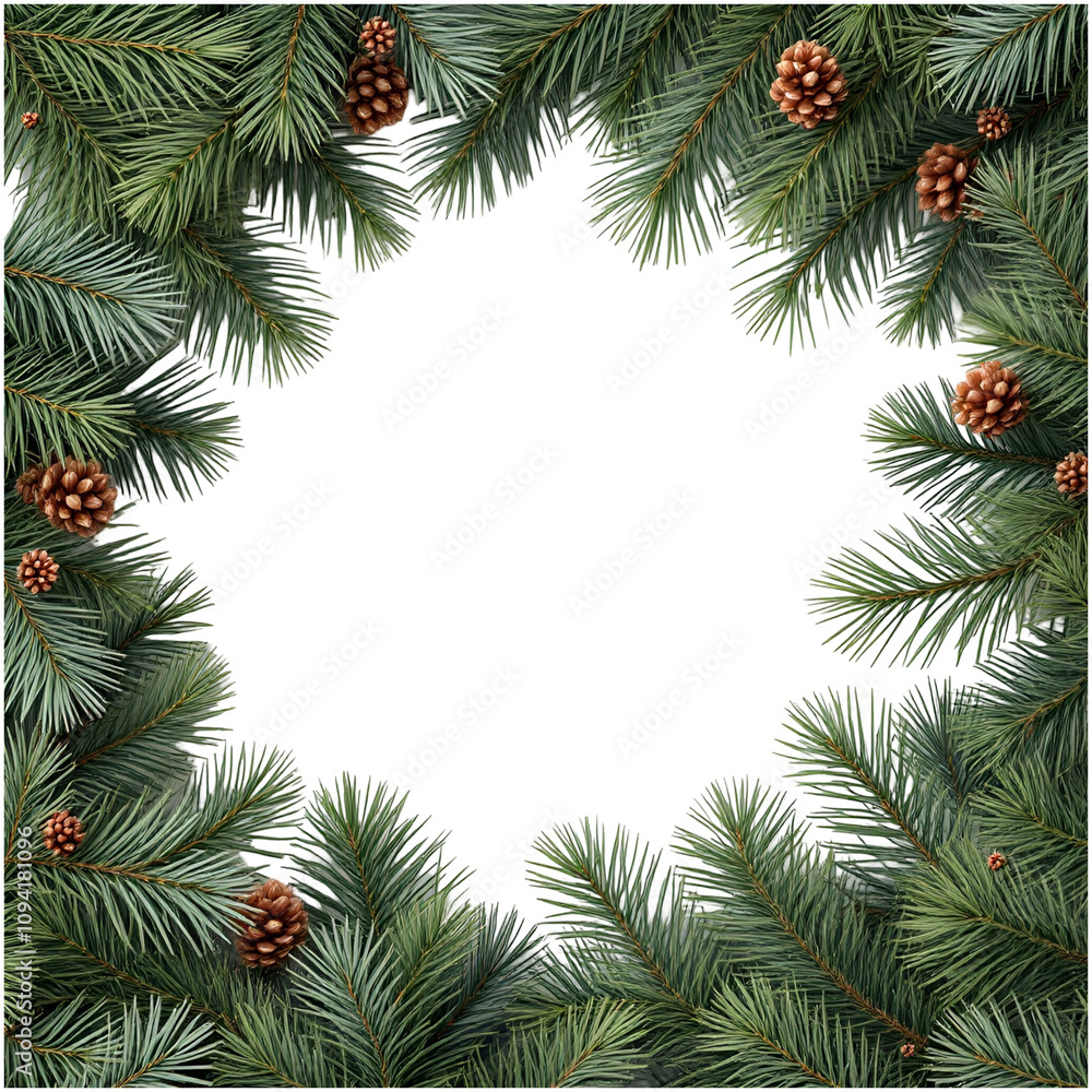 Pines border transparent background Pines border transparent background