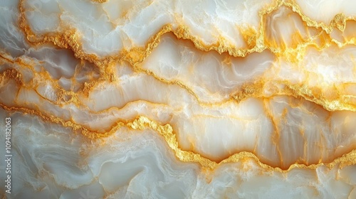 Marble texture close-up, gold and creamy veins, warm Chardonnay tones, luxurious and earthy