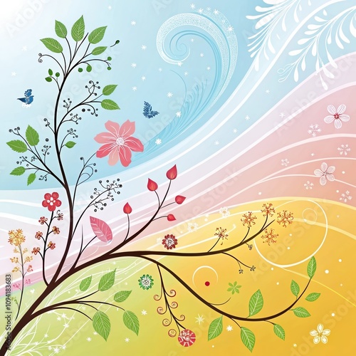 abstract beautiful nature background