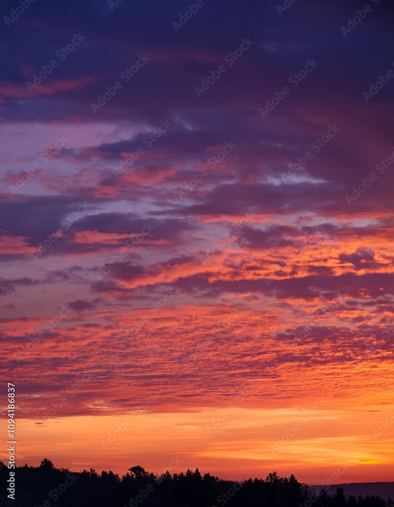 A romantic sunset evokes feelings of love and passion A romantic sunset evokes feelings of love and passion