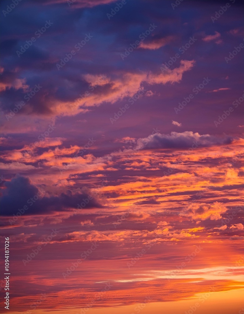 A powerful sunset showcases the raw energy of nature A powerful sunset showcases the raw energy of nature