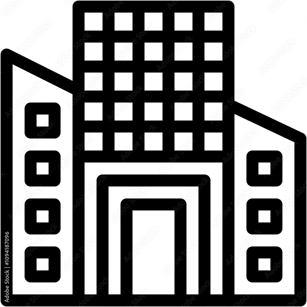 Vector Icon Mall, Shopping Mall, Commerce, Shopping Center, Building Vector Icon Mall, Shopping Mall, Commerce, Shopping Center, Building