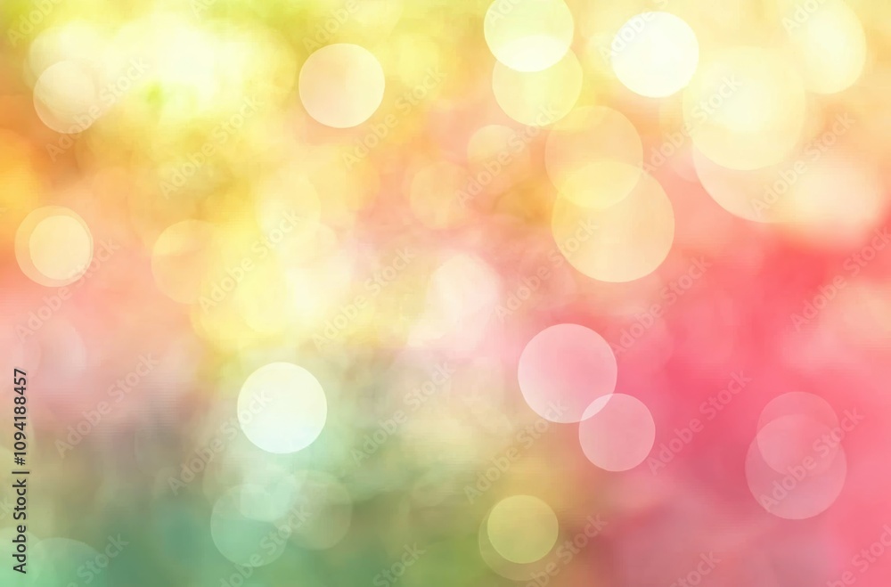 Soft Dreamy Bokeh Background in Pastel Colors of Yellow and Pink Soft Dreamy Bokeh Background in Pastel Colors of Yellow and Pink