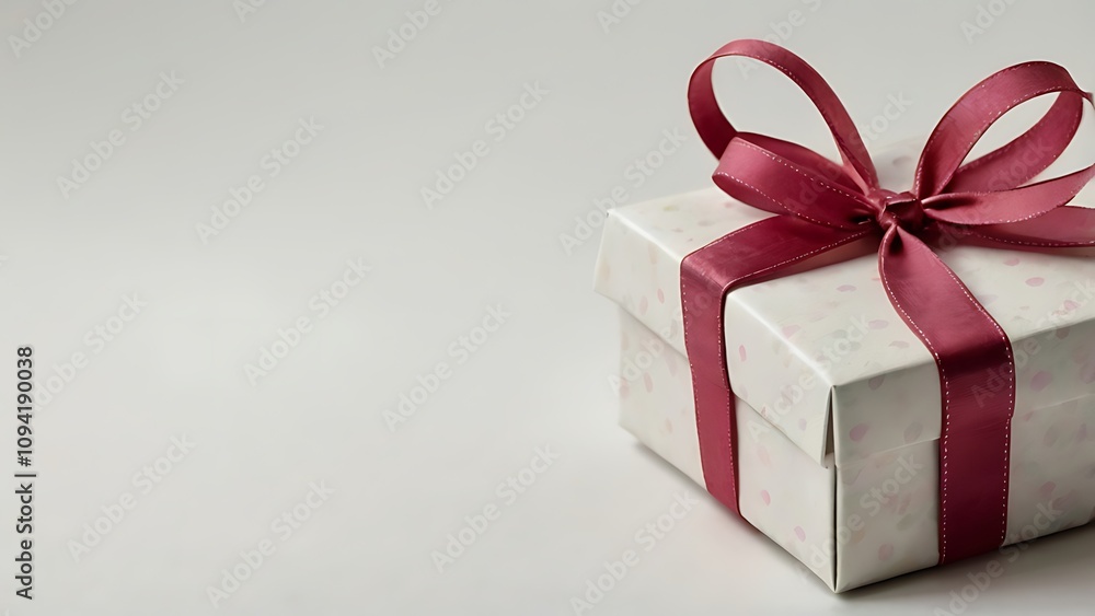Gift box with ribbon and bow
Gift box with ribbon and bow