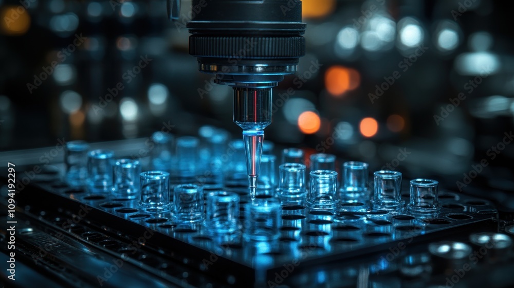 Automated Filling Of Vials In A Pharmaceutical Laboratory Automated Filling Of Vials In A Pharmaceutical Laboratory