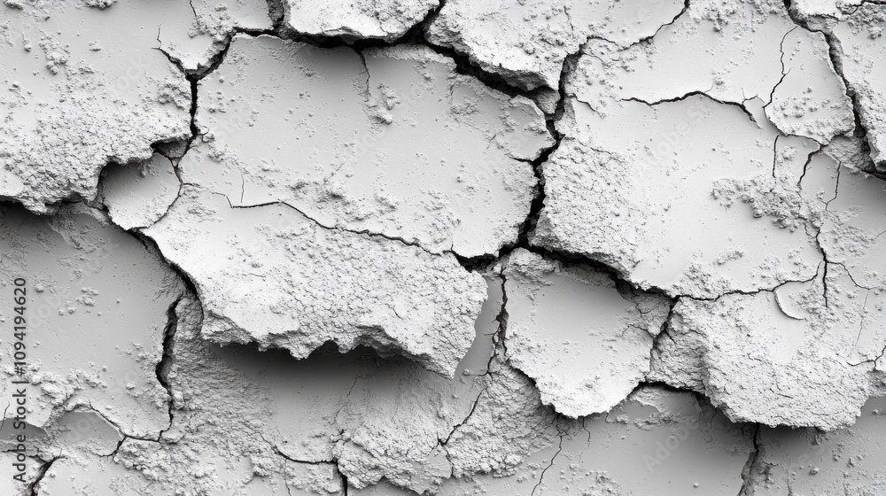 Obraz premium Cracked Clay Texture