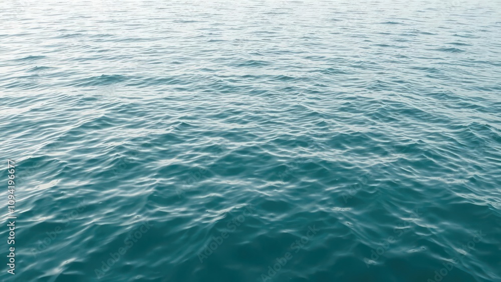 Ripple patterns on calm ocean surface creating a soothing texture, motion Ripple patterns on calm ocean surface creating a soothing texture, motion