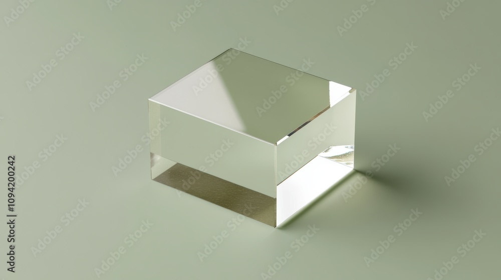 Glass Cube Minimal. Glass Cube Minimal.