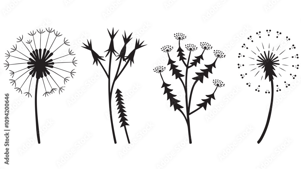 custom made wallpaper toronto digitalDandelions collection