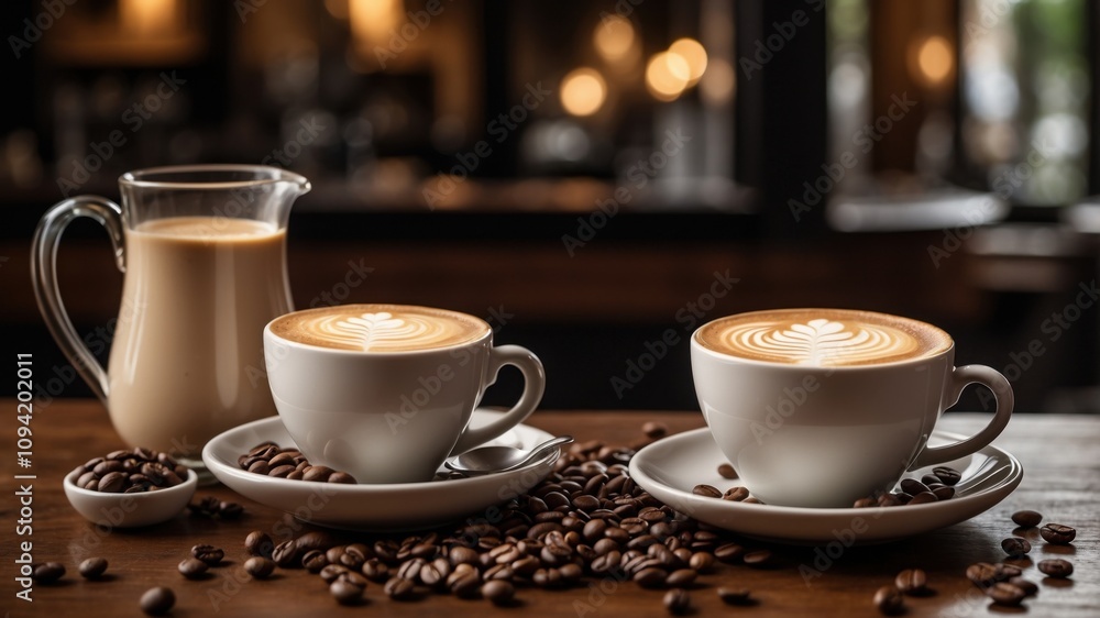 Milk Frother and Latte Art Milk Frother and Latte Art