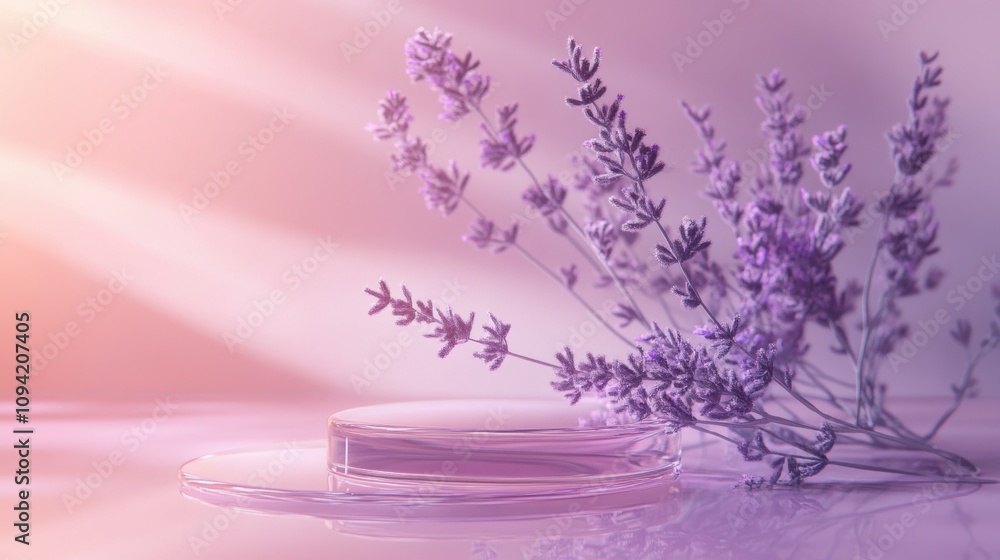 Lavender Podium. Lavender Podium.