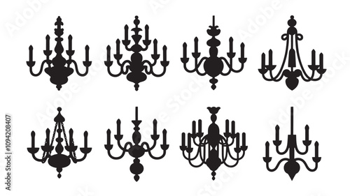 Golden rich lampshade hang on white backdrop. Dark black outline ink hand drawn bulb object design logo sign emblem in revival rococo art etching print pattern style