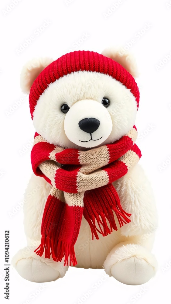 Festive teddy bear cozy home toy photography christmas atmosphere close-up holiday cheer Festive teddy bear cozy home toy photography christmas atmosphere close-up holiday cheer