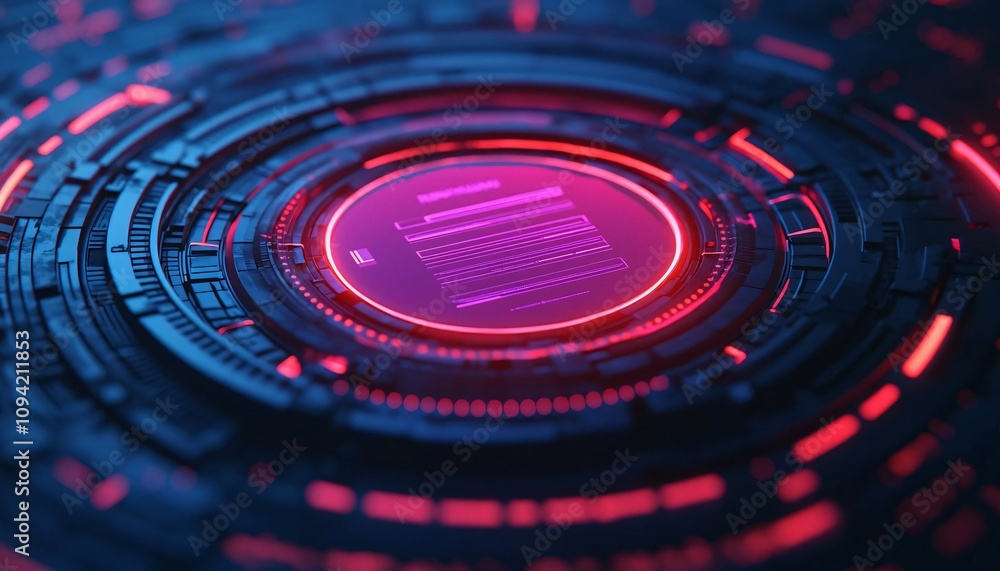 Futuristic abstract digital circuit with glowing neon lights, representing innovation and advanced technology concepts. Futuristic abstract digital circuit with glowing neon lights, representing innovation and advanced technology concepts.