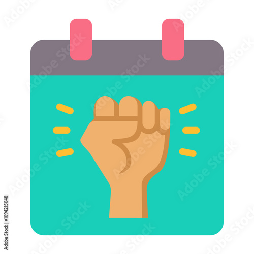 Juneteenth Holiday Icon