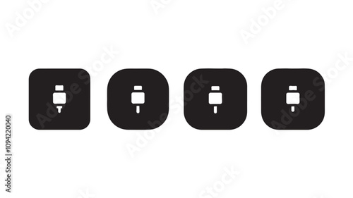 Usb icon set