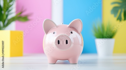 Diverse Piggy Banks Displaying Unique Savings Strategies and Financial Approaches photo