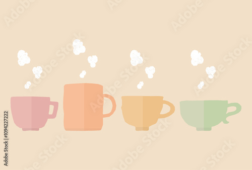 穏やかなティータイムのイラスト1