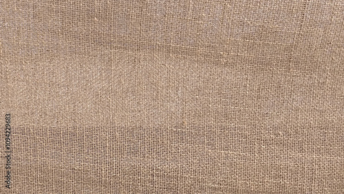 Detailed close-up of natural burlap texture. EPS 10