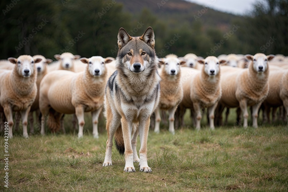 Apex Predator Disguised as Sheep Hidden Among Flocks Apex Predator Disguised as Sheep Hidden Among Flocks